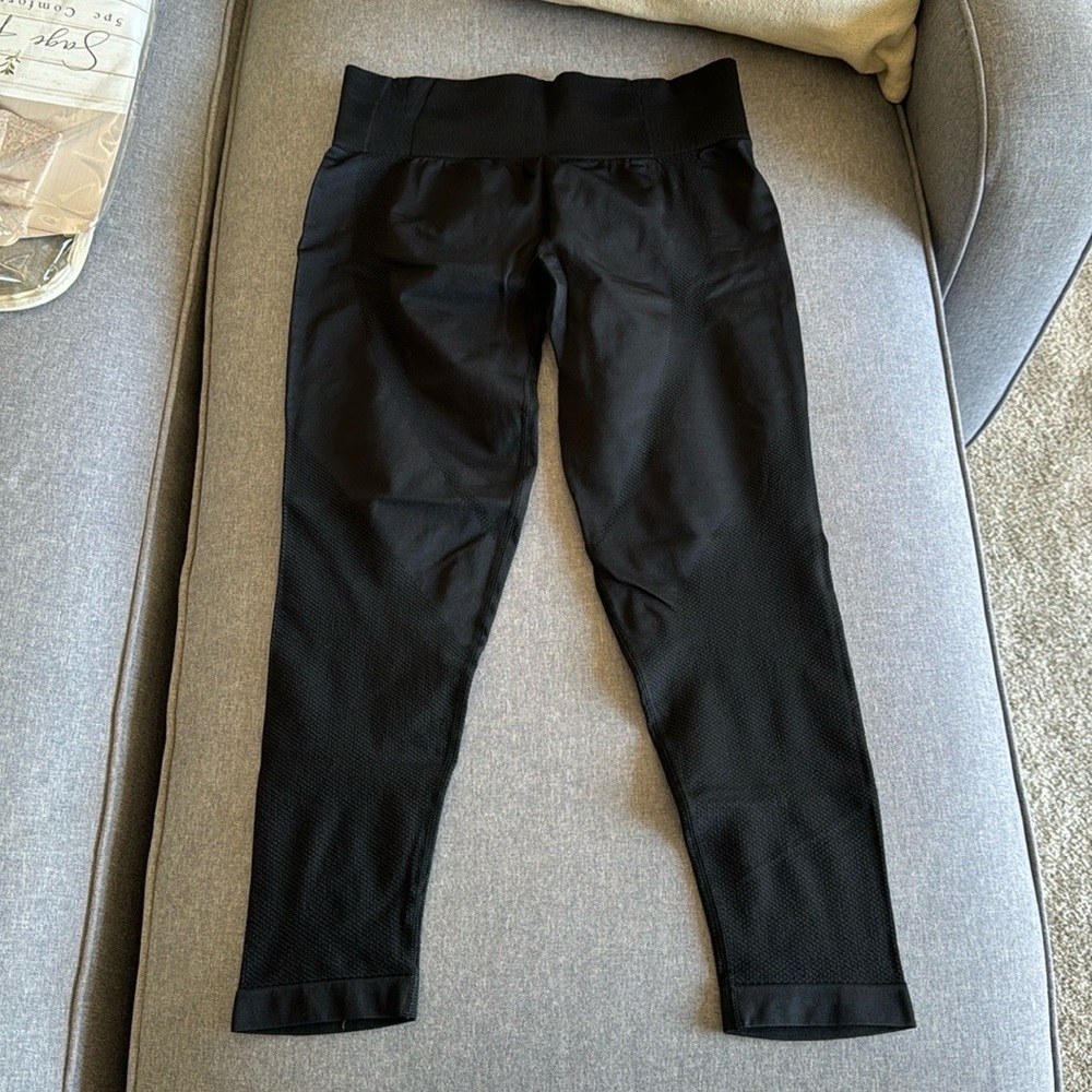 SHEIN Yoga Basic Solid Tummy Control Sports Leggings Size L